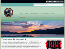 Tablet Screenshot of bigbearchamber.com